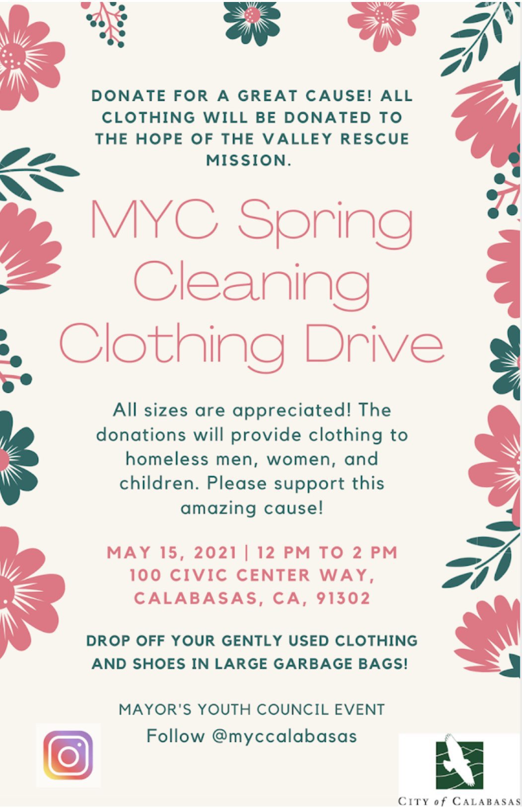 MYC clothing-shoe drive