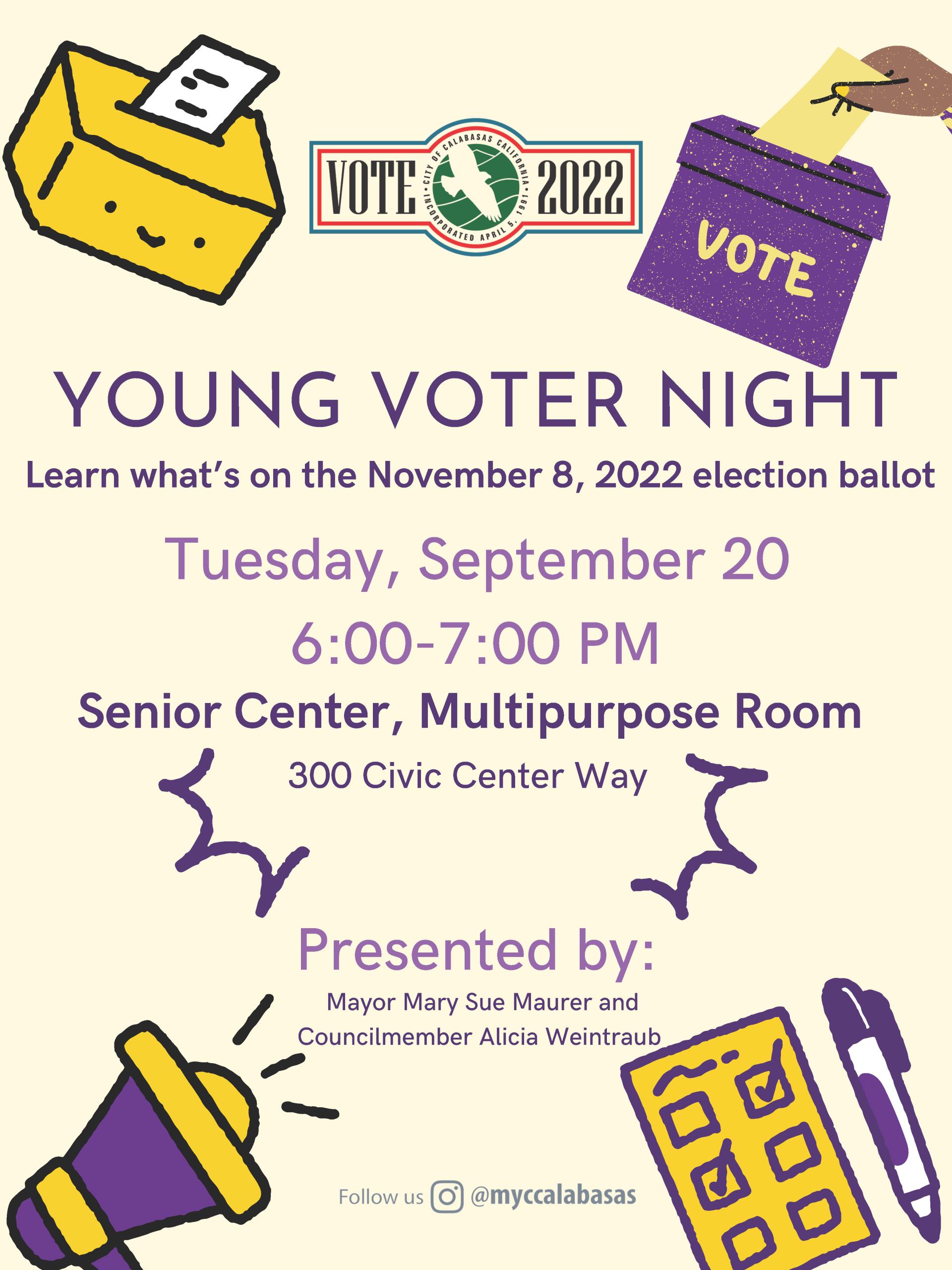 Young Voter Night 092022