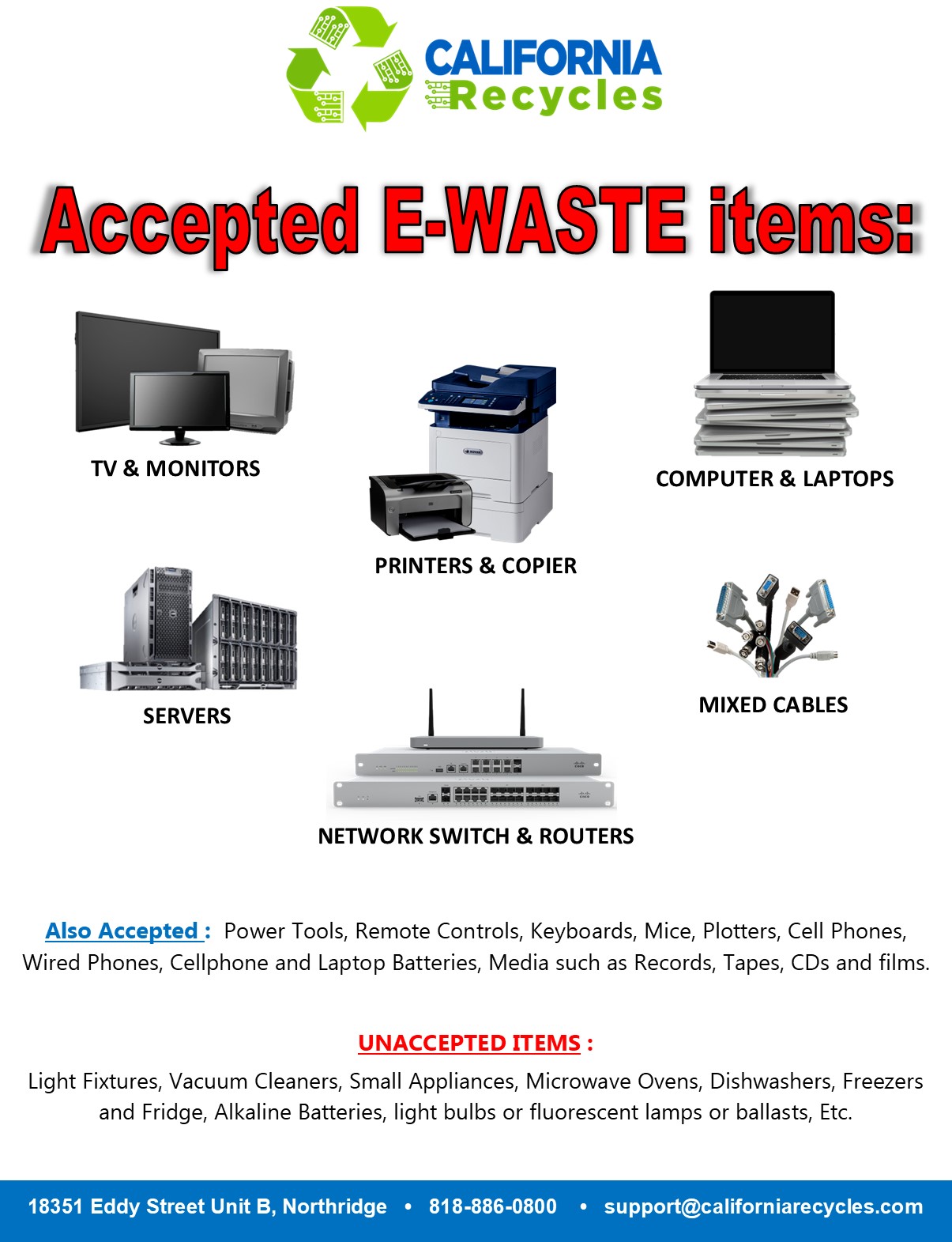 Calabasas Flyer - Accepted EWaste