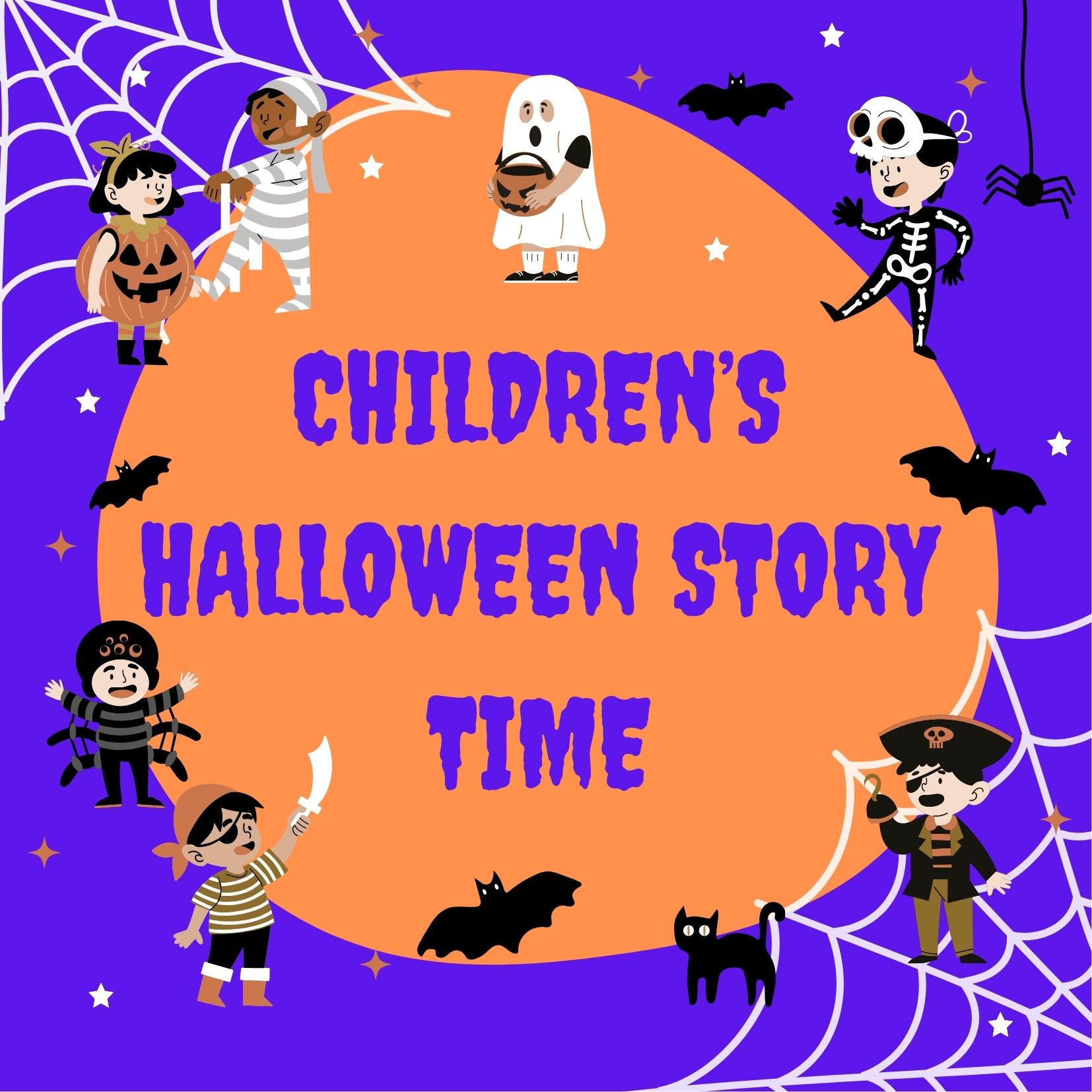 Children's Halloween Story Time Title